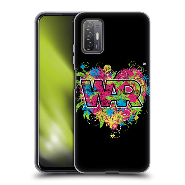War Graphics Heart Logo Soft Gel Case for HTC Desire 21 Pro 5G