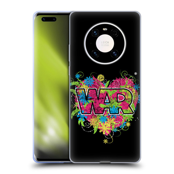 War Graphics Heart Logo Soft Gel Case for Huawei Mate 40 Pro 5G