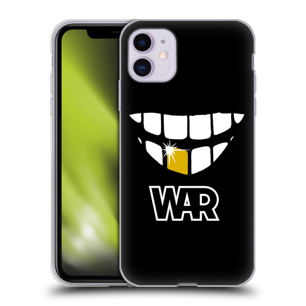 War Graphics Why Can't We Be Friends? Soft Gel Case for Apple iPhone 11