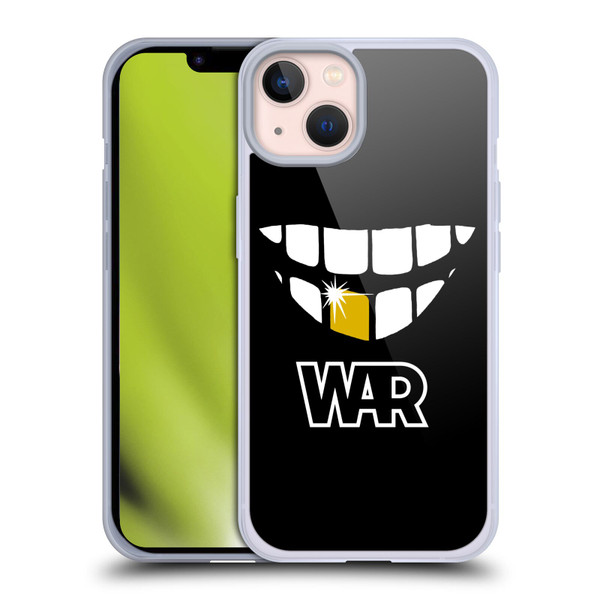 War Graphics Why Can't We Be Friends? Soft Gel Case for Apple iPhone 13