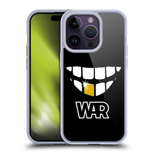 War Graphics Why Can't We Be Friends? Soft Gel Case for Apple iPhone 14 Pro