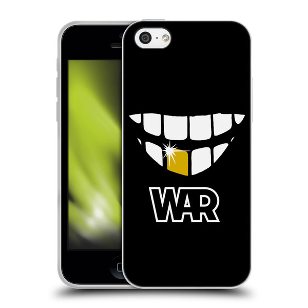 War Graphics Why Can't We Be Friends? Soft Gel Case for Apple iPhone 5c