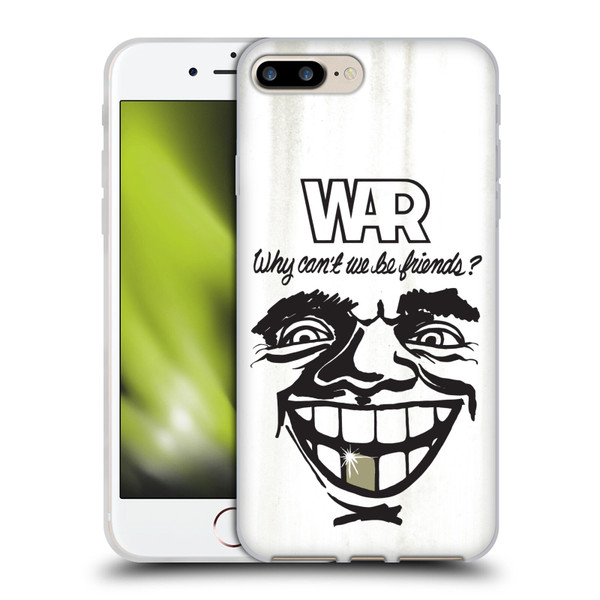 War Graphics Friends Art Soft Gel Case for Apple iPhone 7 Plus / iPhone 8 Plus