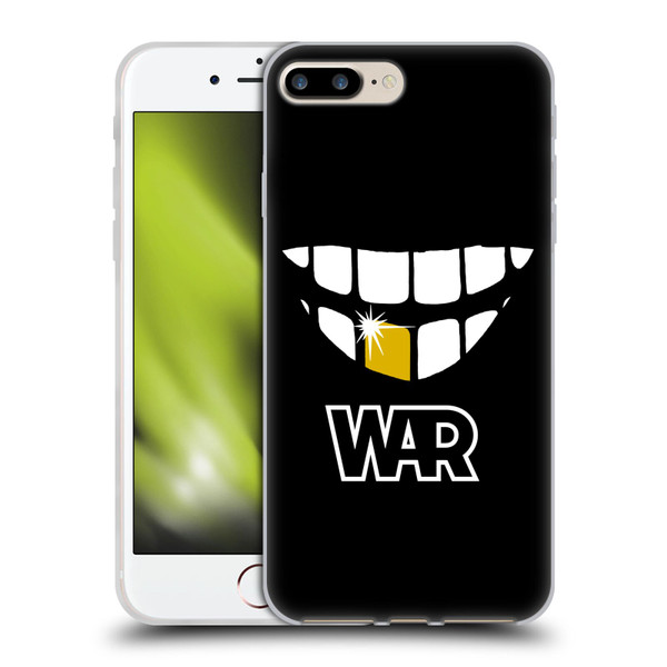 War Graphics Why Can't We Be Friends? Soft Gel Case for Apple iPhone 7 Plus / iPhone 8 Plus