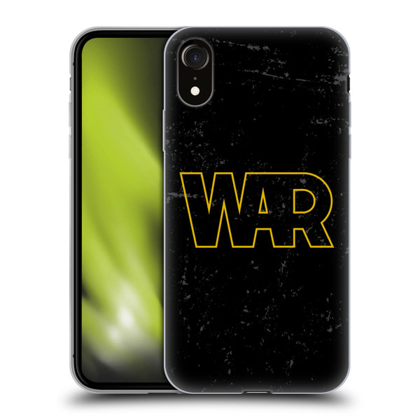 War Graphics Logo Soft Gel Case for Apple iPhone XR