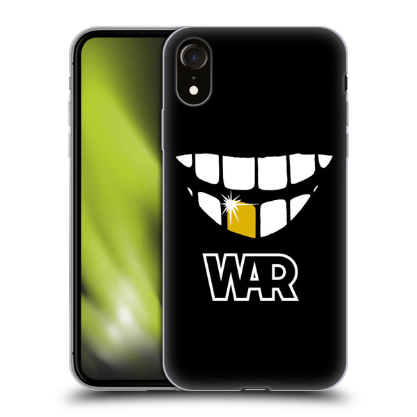 War Graphics Why Can't We Be Friends? Soft Gel Case for Apple iPhone XR