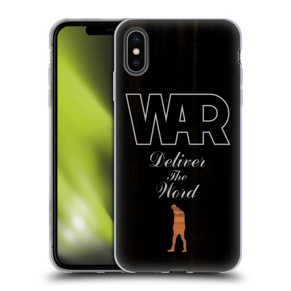 War Graphics Deliver The World Soft Gel Case for Apple iPhone XS Max
