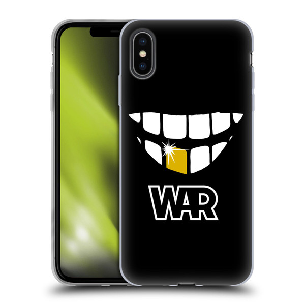 War Graphics Why Can't We Be Friends? Soft Gel Case for Apple iPhone XS Max
