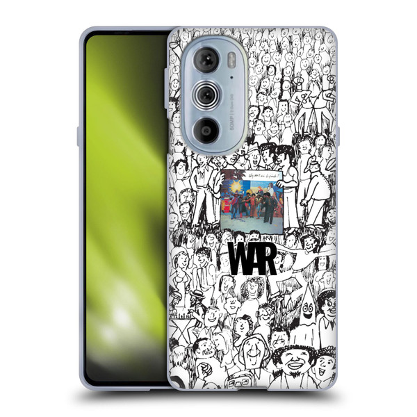 War Graphics Friends Doodle Art Soft Gel Case for Motorola Edge X30