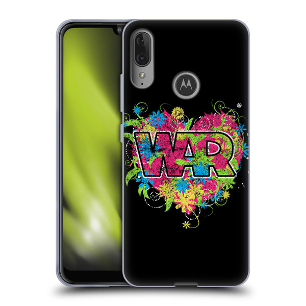 War Graphics Heart Logo Soft Gel Case for Motorola Moto E6 Plus