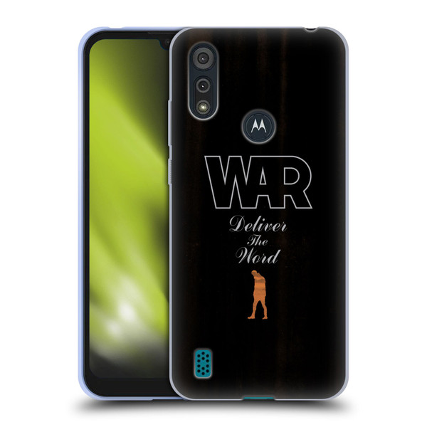 War Graphics Deliver The World Soft Gel Case for Motorola Moto E6s (2020)