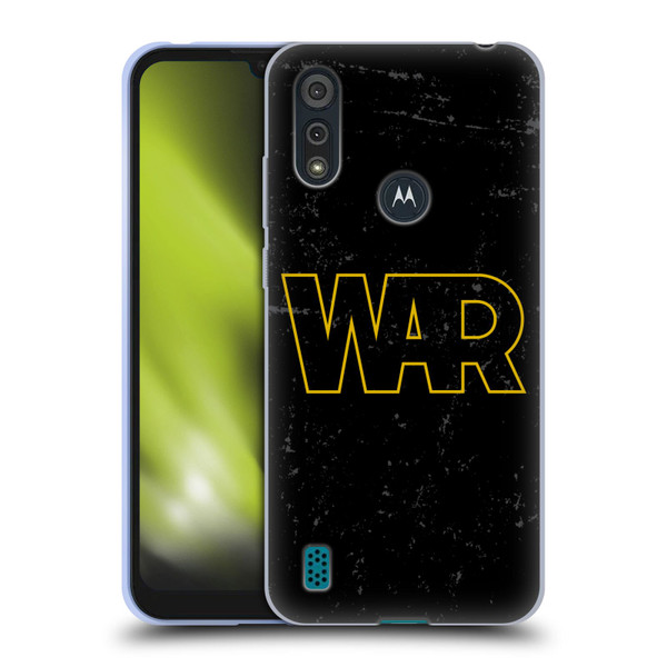 War Graphics Logo Soft Gel Case for Motorola Moto E6s (2020)