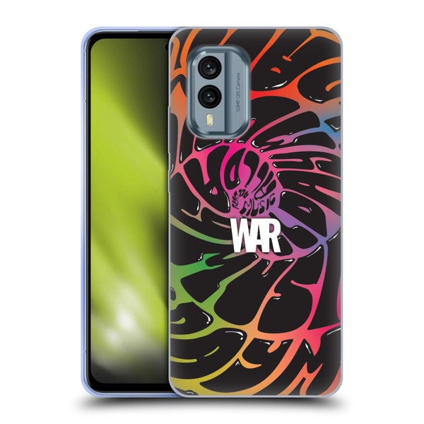 War Graphics All Day Colorful Soft Gel Case for Nokia X30