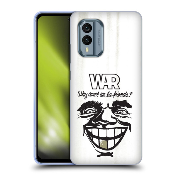 War Graphics Friends Art Soft Gel Case for Nokia X30