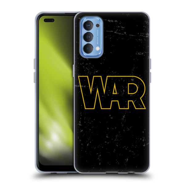 War Graphics Logo Soft Gel Case for OPPO Reno 4 5G