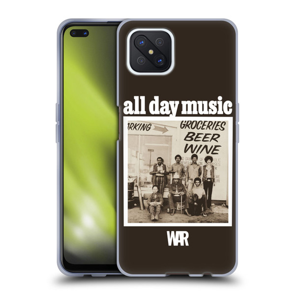 War Graphics All Day Music Album Soft Gel Case for OPPO Reno4 Z 5G