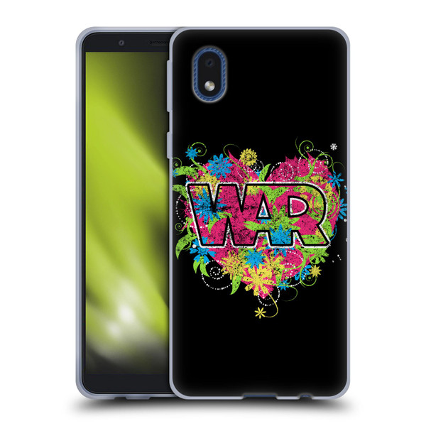 War Graphics Heart Logo Soft Gel Case for Samsung Galaxy A01 Core (2020)