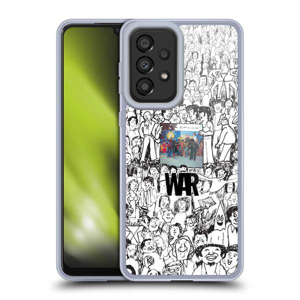 War Graphics Friends Doodle Art Soft Gel Case for Samsung Galaxy A33 5G (2022)