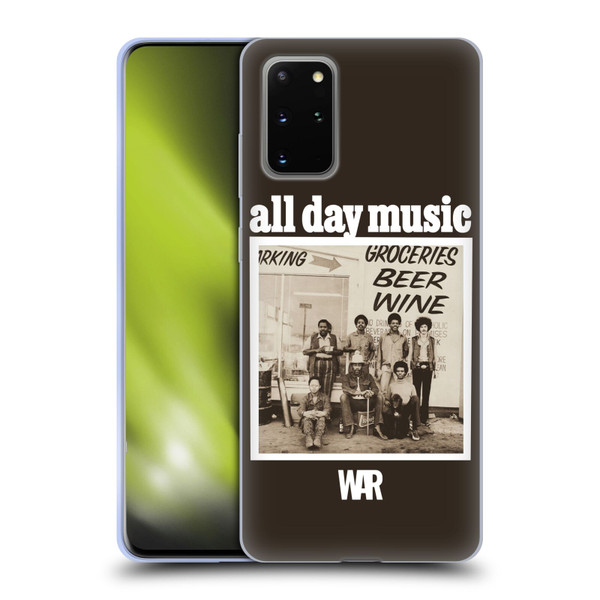 War Graphics All Day Music Album Soft Gel Case for Samsung Galaxy S20+ / S20+ 5G