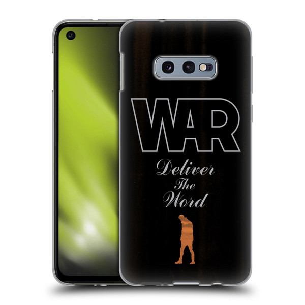 War Graphics Deliver The World Soft Gel Case for Samsung Galaxy S10e