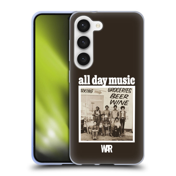 War Graphics All Day Music Album Soft Gel Case for Samsung Galaxy S23 5G