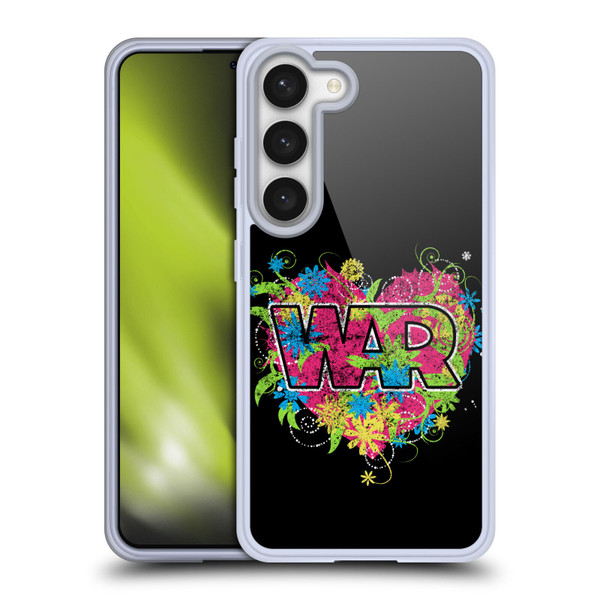 War Graphics Heart Logo Soft Gel Case for Samsung Galaxy S23 5G