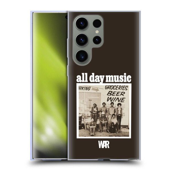 War Graphics All Day Music Album Soft Gel Case for Samsung Galaxy S23 Ultra 5G