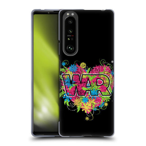 War Graphics Heart Logo Soft Gel Case for Sony Xperia 1 III