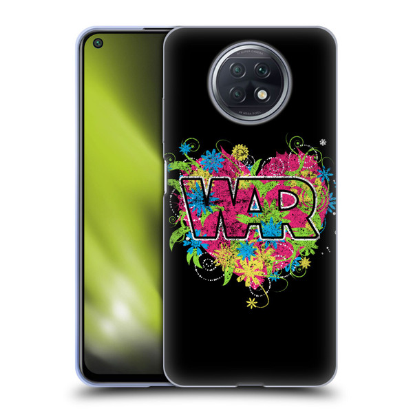 War Graphics Heart Logo Soft Gel Case for Xiaomi Redmi Note 9T 5G