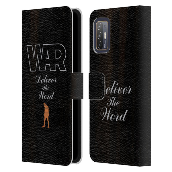 War Graphics Deliver The World Leather Book Wallet Case Cover For HTC Desire 21 Pro 5G