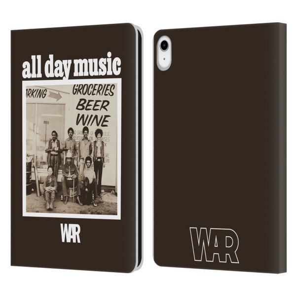 War Graphics All Day Music Album Leather Book Wallet Case Cover For Apple iPad 10.9 (2022)