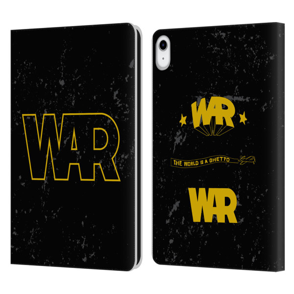 War Graphics Logo Leather Book Wallet Case Cover For Apple iPad 10.9 2022/2025