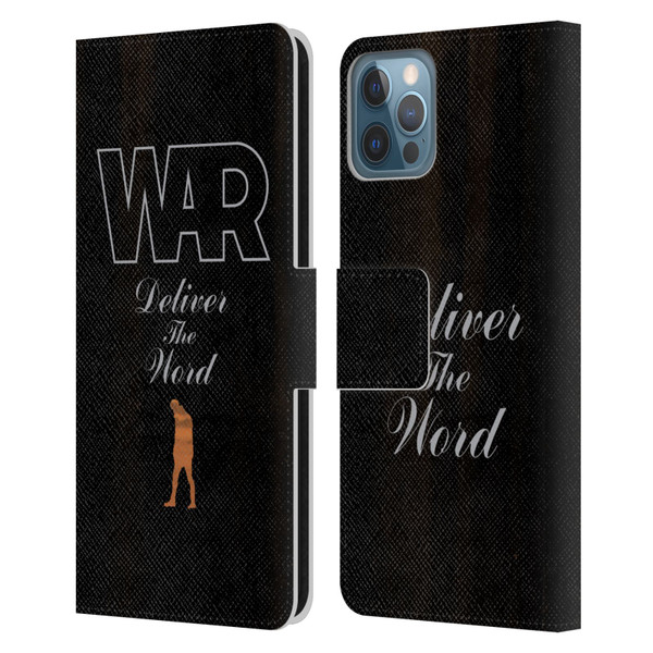 War Graphics Deliver The World Leather Book Wallet Case Cover For Apple iPhone 12 / iPhone 12 Pro