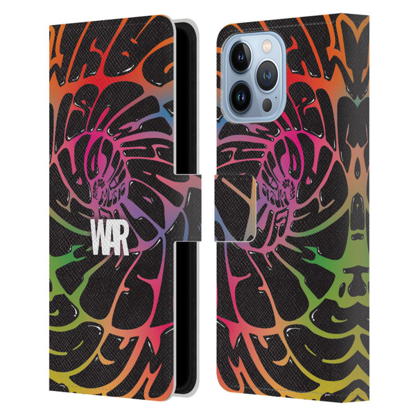 War Graphics All Day Colorful Leather Book Wallet Case Cover For Apple iPhone 13 Pro Max