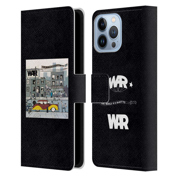 War Graphics The World Is A Ghetto Album Leather Book Wallet Case Cover For Apple iPhone 13 Pro Max