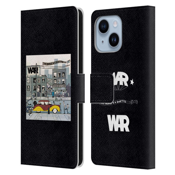 War Graphics The World Is A Ghetto Album Leather Book Wallet Case Cover For Apple iPhone 14 Plus