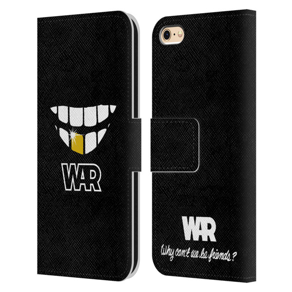 War Graphics Why Can't We Be Friends? Leather Book Wallet Case Cover For Apple iPhone 6 / iPhone 6s