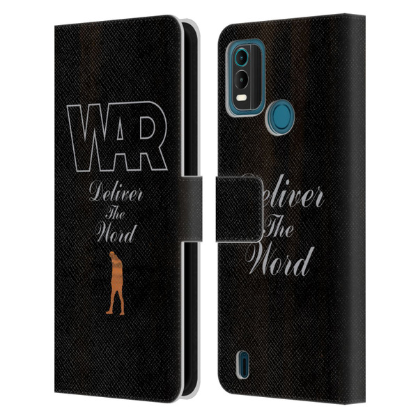 War Graphics Deliver The World Leather Book Wallet Case Cover For Nokia G11 Plus