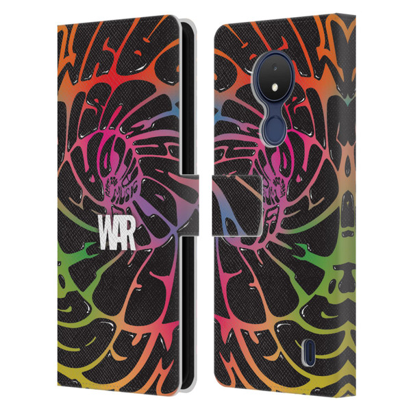 War Graphics All Day Colorful Leather Book Wallet Case Cover For Nokia C21