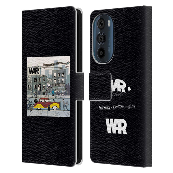 War Graphics The World Is A Ghetto Album Leather Book Wallet Case Cover For Motorola Edge 30