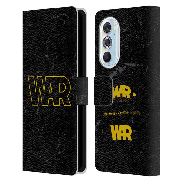 War Graphics Logo Leather Book Wallet Case Cover For Motorola Edge X30