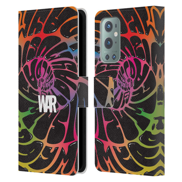 War Graphics All Day Colorful Leather Book Wallet Case Cover For OnePlus 9