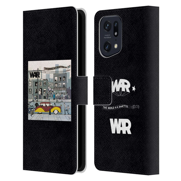War Graphics The World Is A Ghetto Album Leather Book Wallet Case Cover For OPPO Find X5