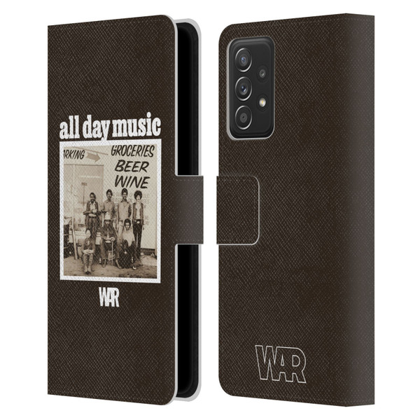 War Graphics All Day Music Album Leather Book Wallet Case Cover For Samsung Galaxy A52 / A52s / 5G (2021)