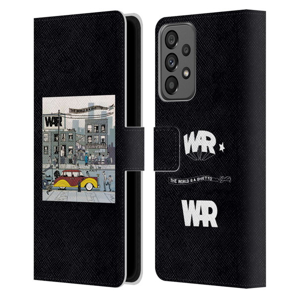 War Graphics The World Is A Ghetto Album Leather Book Wallet Case Cover For Samsung Galaxy A73 5G (2022)
