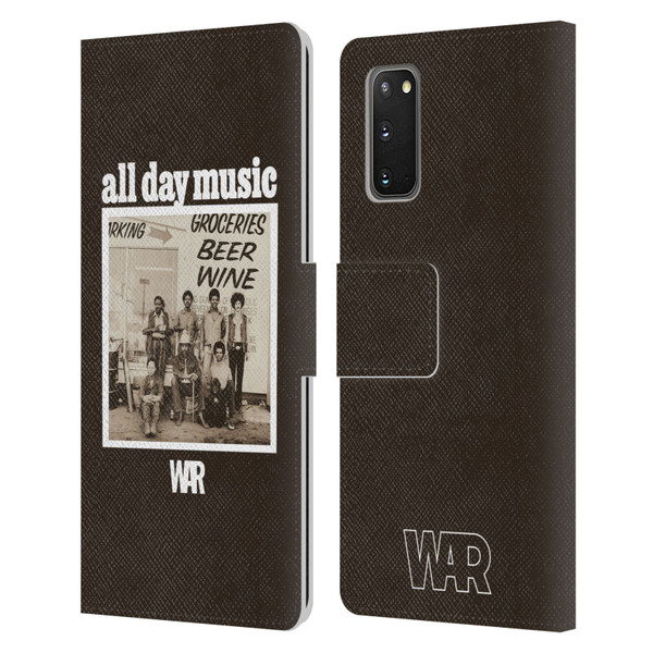 War Graphics All Day Music Album Leather Book Wallet Case Cover For Samsung Galaxy S20 / S20 5G