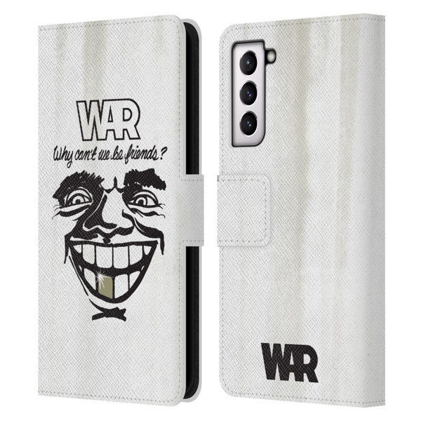 War Graphics Friends Art Leather Book Wallet Case Cover For Samsung Galaxy S21 5G