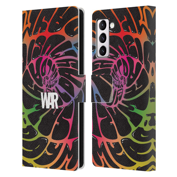 War Graphics All Day Colorful Leather Book Wallet Case Cover For Samsung Galaxy S21+ 5G
