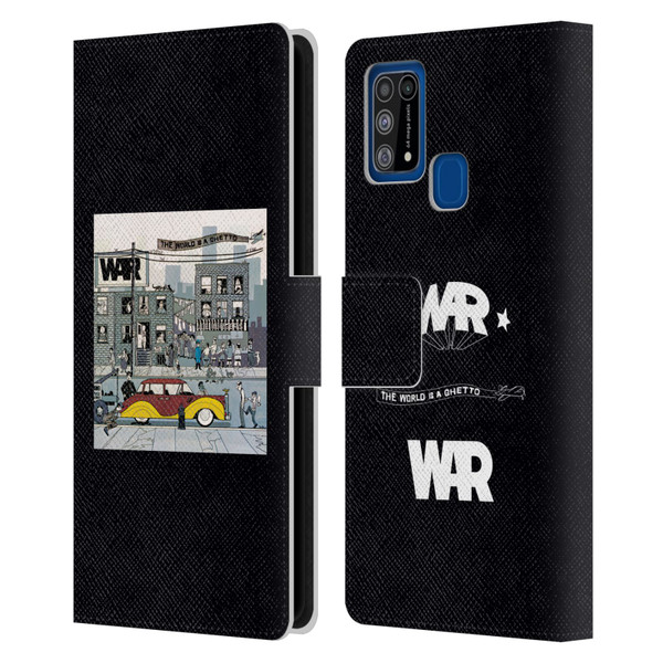 War Graphics The World Is A Ghetto Album Leather Book Wallet Case Cover For Samsung Galaxy M31 (2020)