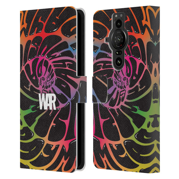 War Graphics All Day Colorful Leather Book Wallet Case Cover For Sony Xperia Pro-I